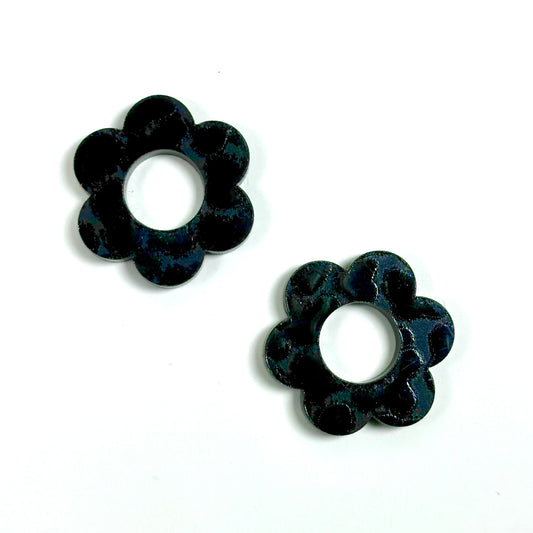 Fée Flora - Noir de Vachette (breloque)