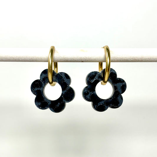 Fée Flora - Noir de Vachette (breloque)