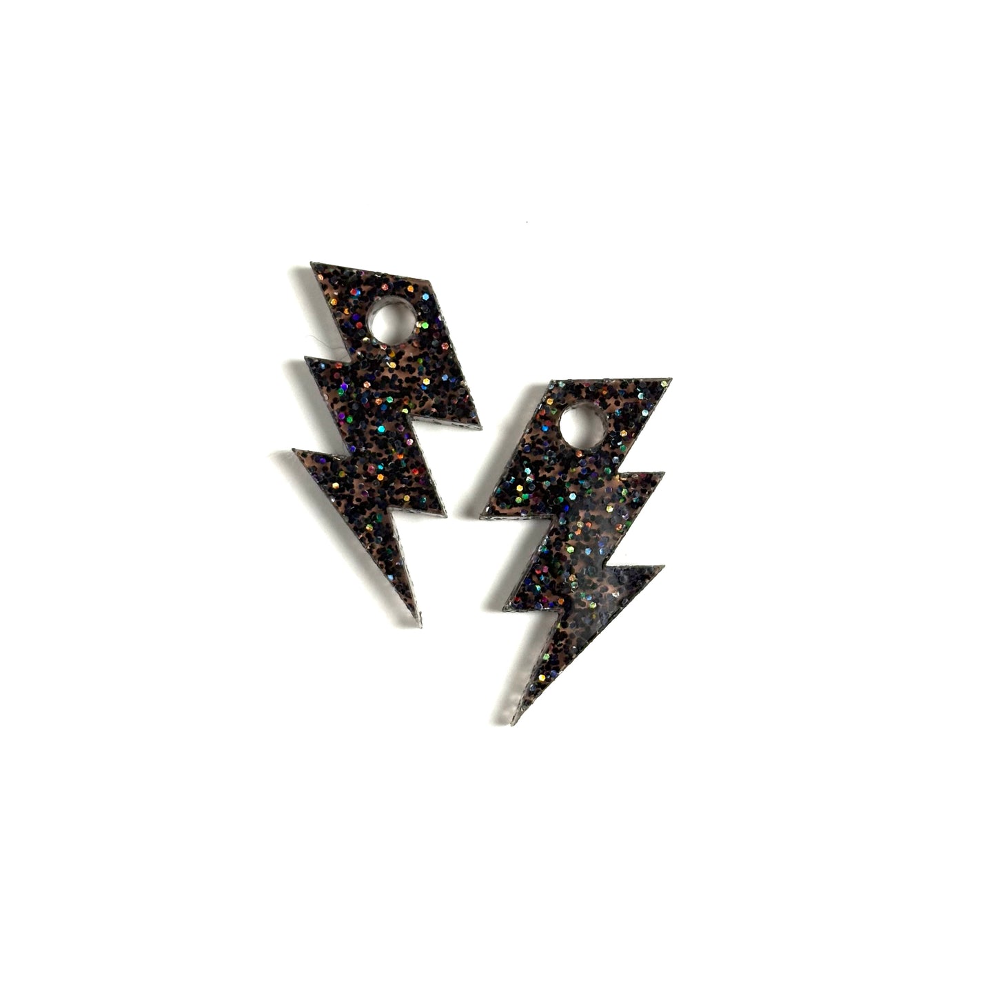 Fée Luméa - Noir Pailleté (breloque)