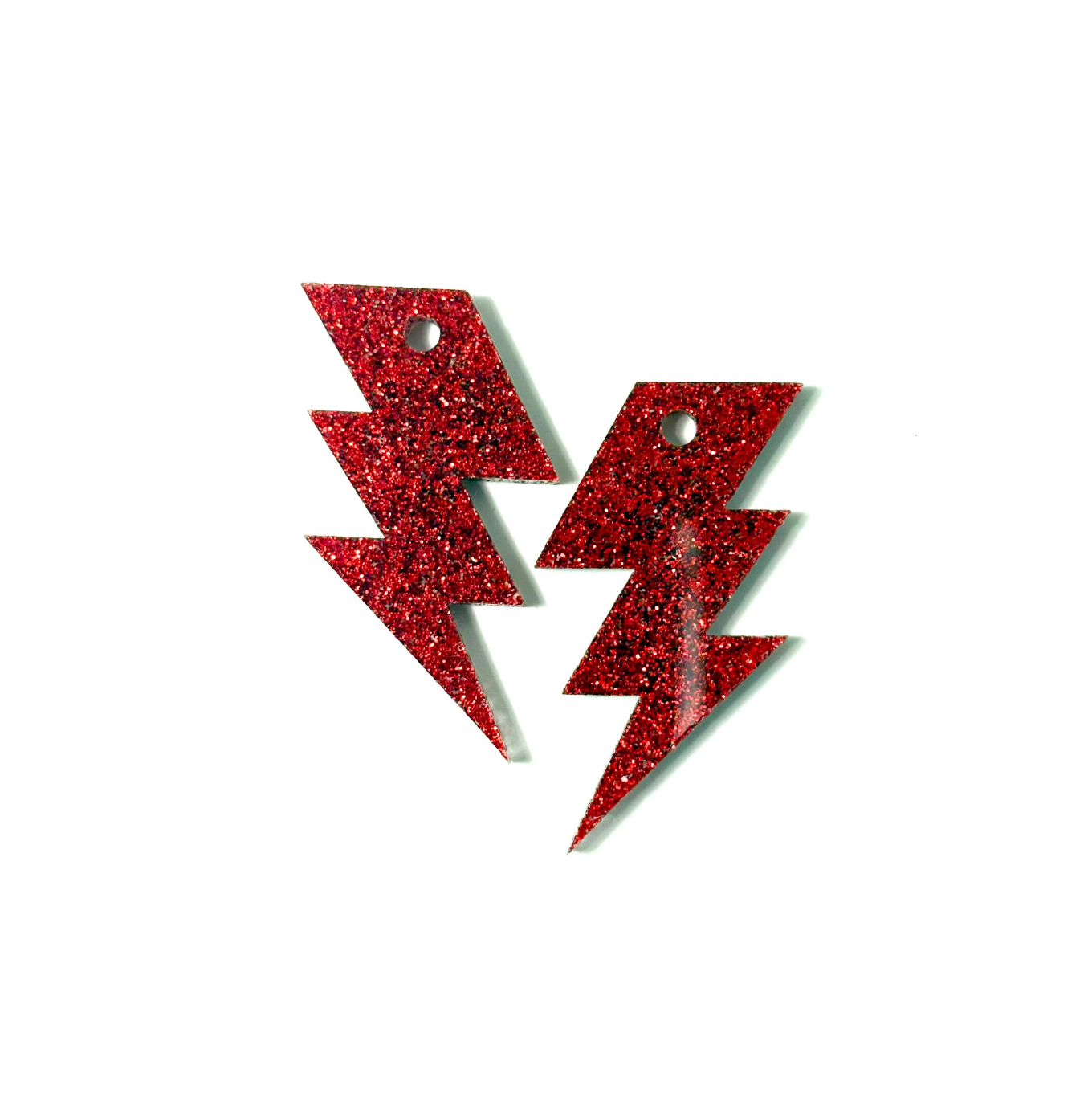 Fée Luméa - Rouge Pailleté (breloque)